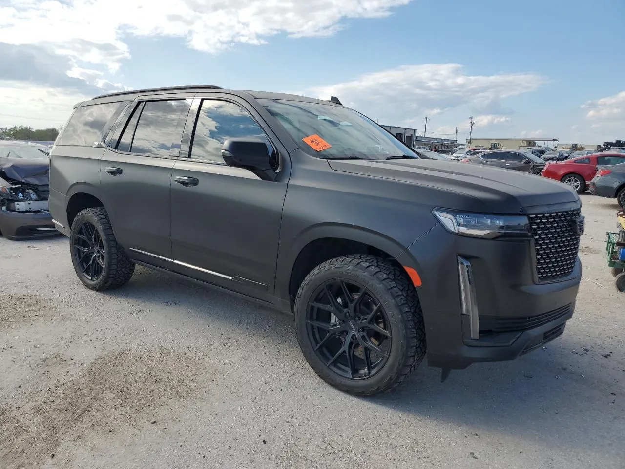 Matte black Cadillac Escalade imported to Ghana