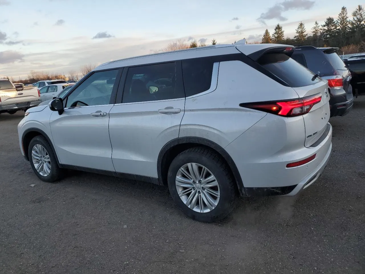 Silver Mitsubishi Outlander imported to Ghana